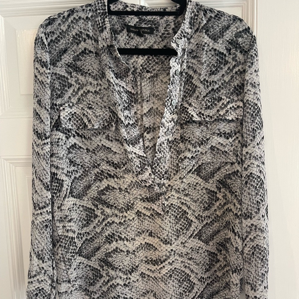 Banana Republic Sheer Blouse